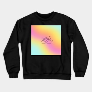 Pink Pastel Rainbow Crewneck Sweatshirt